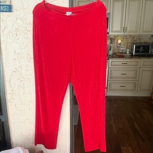 Chico's Scarlet Trousers